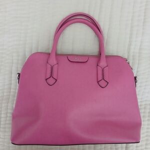 Ralph Lauren Pink Leather Satchel Handbag